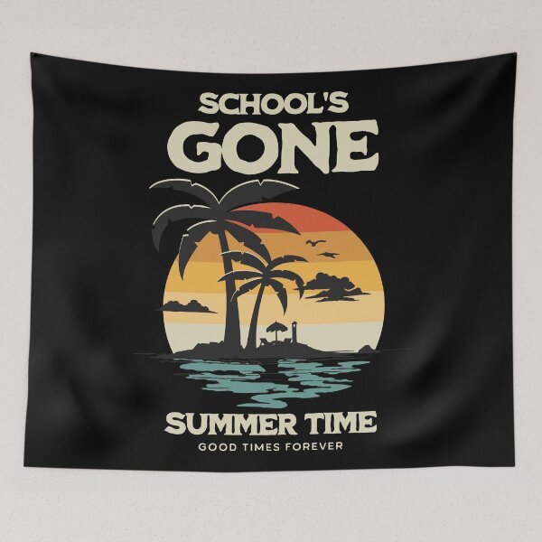 Item preview, schools gone summer time designed and sold by nelkrshop.