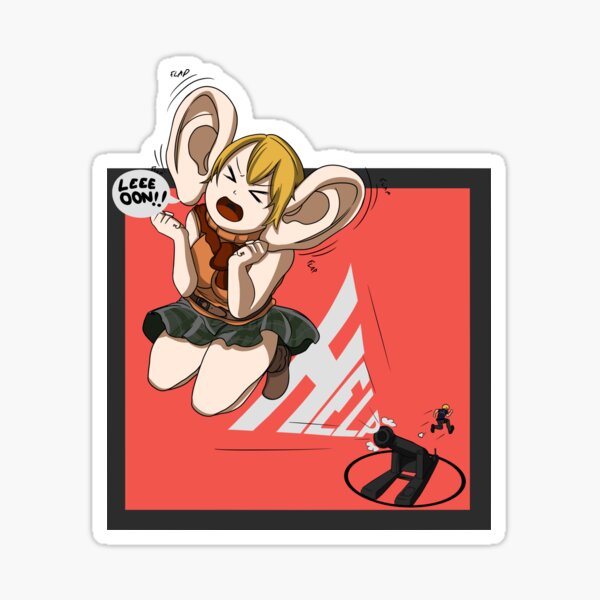 RE4 Moushley Sticker Mouse Ashley Graham Vinyl Decals for 