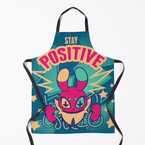 Item preview, stay positive crazy rabbit designed and sold by nicolob.