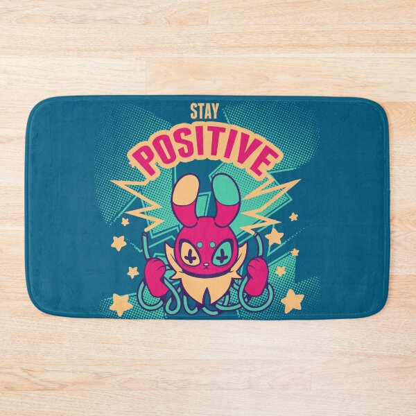 Item preview, stay positive crazy rabbit designed and sold by nicolob.