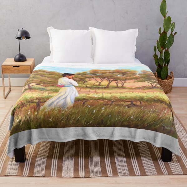 Item preview, Woman walking in Sonoma California vineyard wine lover designed and sold by Fantasyart123.