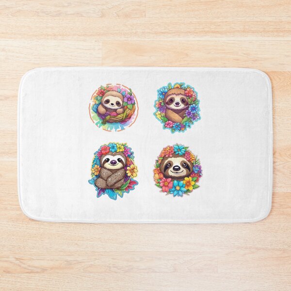 Item preview, Sweet Smiling Sloths designed and sold by AdiRemba.