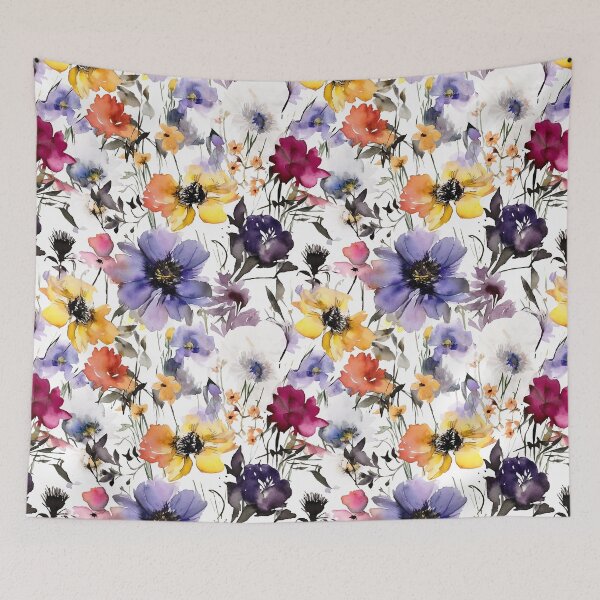 Item preview, Inky Floral Medley designed and sold by NikkofTime.