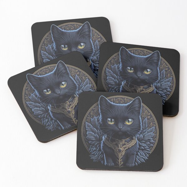 Item preview,  Cute Funny Black Kitten designed and sold by PC-artist.