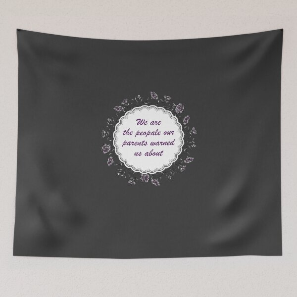 Item preview, We are the people our parents warned us about Sticker designed and sold by ayoubessagui.