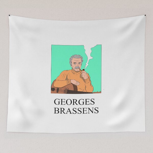 Item preview, Georges Brassens poster designed and sold by Captain Slocum.