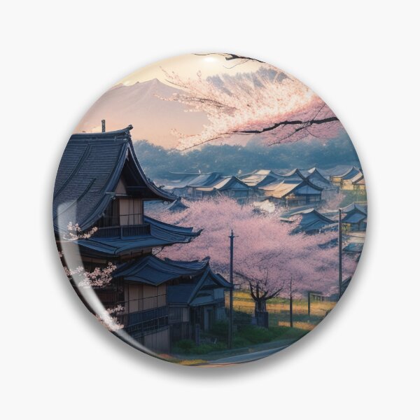 Aperçu de l'œuvre Beau printemps dans le Japon rural créée et vendue par MiniArtworks.