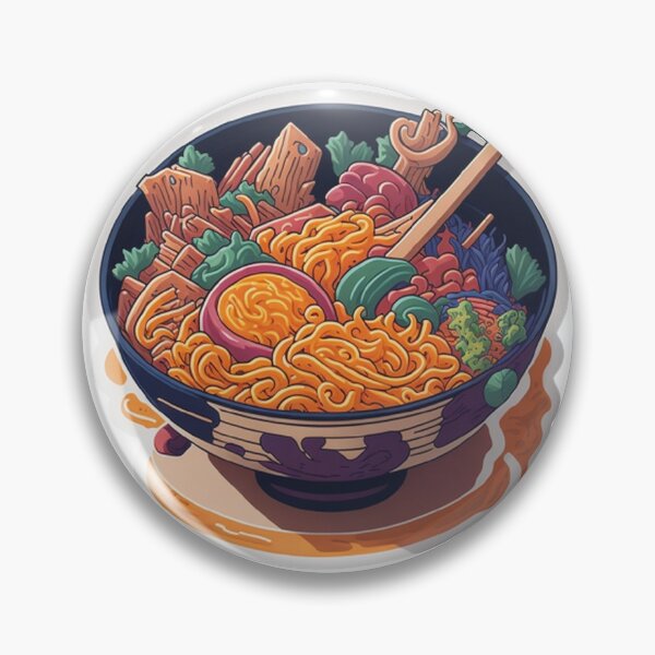 Artikelvorschau, Ramen Delight: Retro-Aufkleber entworfen und verkauft von Davidara.