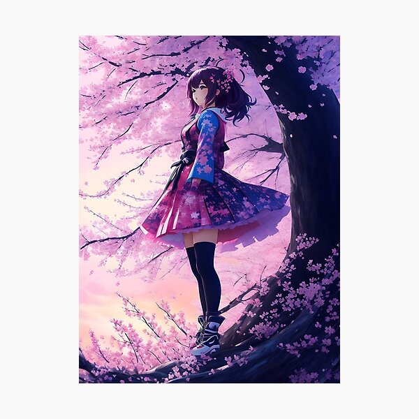 Item preview, Cherry Blossoms Girl designed and sold by CUpToDate.