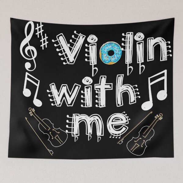 Item preview, Violin with Me Play Music with Me  designed and sold by SnarkyTeesMugs.