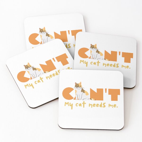 Item preview, I Can't My Cat Needs Me designed and sold by LivingTheDream7.