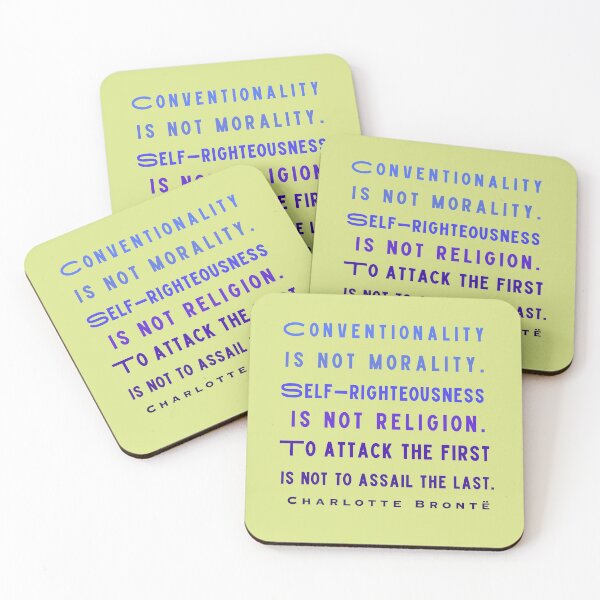 Item preview, Charlotte Brontë: Conventionality is not morality. Self-righteousness is not religion... designed and sold by artbleed.