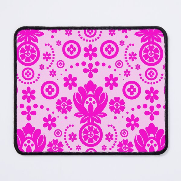 Item preview, Floral Eyelet Lace Pattern - Magenta Pink designed and sold by SilverPegasus.