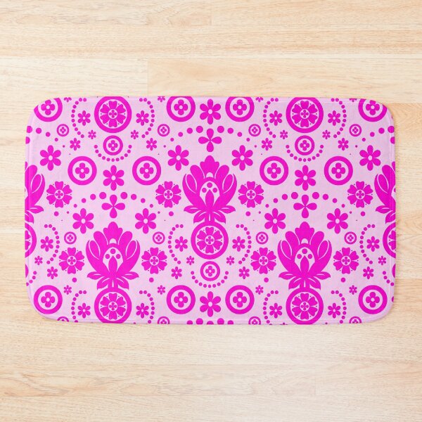 Item preview, Floral Eyelet Lace Pattern - Magenta Pink designed and sold by SilverPegasus.