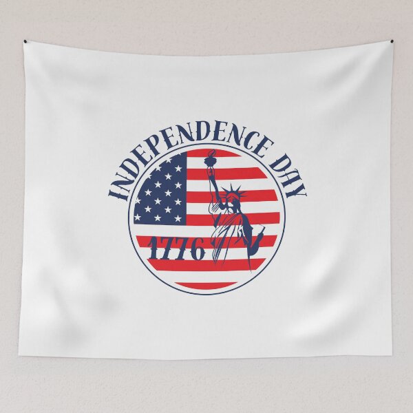 Item preview, Independence Day Flag designed and sold by CarleLS.