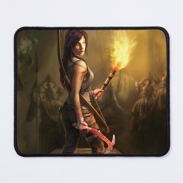 Tomb Raider Mouse Pad, Gaming Mouse Pad Lara Croft, Tappetino Mouse Grande  XXL