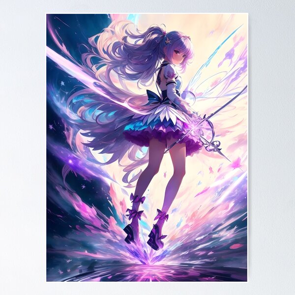  2 Anime Mahou Shoujo Magical Destroyers Canvas Poster Wall Art  Decor Print Picture Paintings for Living Room Bedroom Decoration Frame:  20x30inch(50x75cm): Posters & Prints