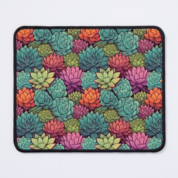 Item preview, Colorful Succulents Pattern designed and sold by idekDesigns.