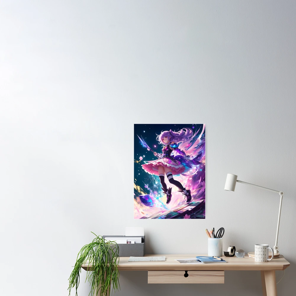  2 Anime Mahou Shoujo Magical Destroyers Canvas Poster Wall Art  Decor Print Picture Paintings for Living Room Bedroom Decoration Frame:  20x30inch(50x75cm): Posters & Prints