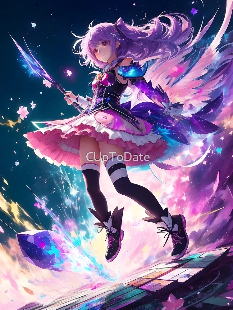  2 Anime Mahou Shoujo Magical Destroyers Canvas Poster Wall Art  Decor Print Picture Paintings for Living Room Bedroom Decoration Frame:  20x30inch(50x75cm): Posters & Prints