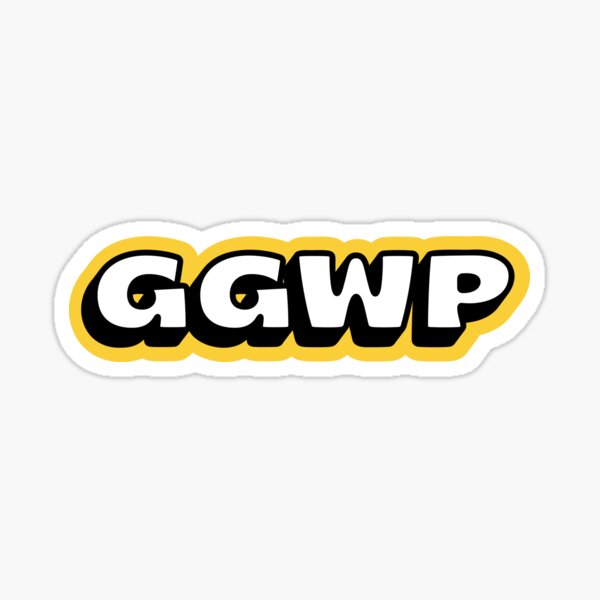 Ggwp Stickers, Unique Designs