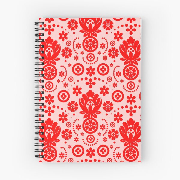 Item preview, Floral Eyelet Lace Pattern - Red and Pink designed and sold by SilverPegasus.
