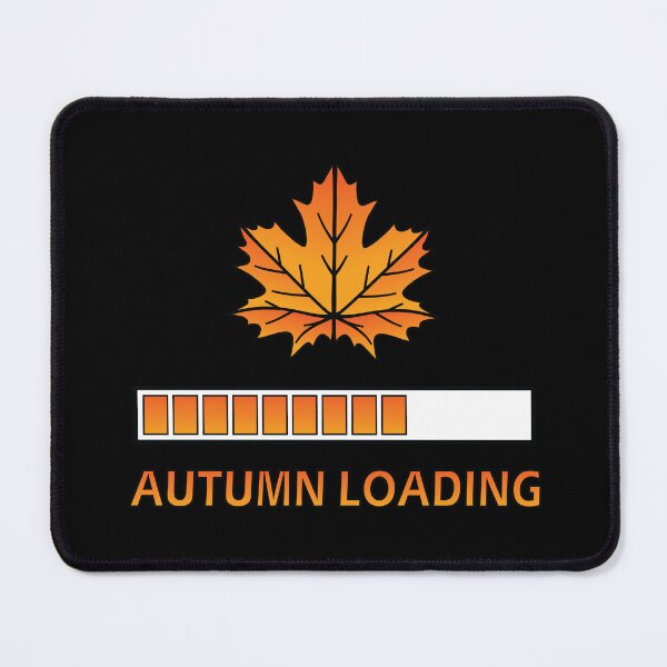 Item preview, Autumn season loading with orange maple leaf  designed and sold by Donutlovers.