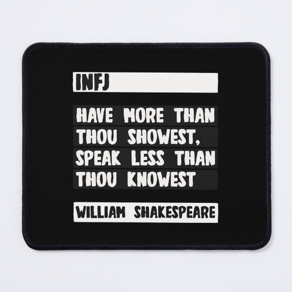 Item preview, INFJ William Shakespeare quote designed and sold by artsomenautte.