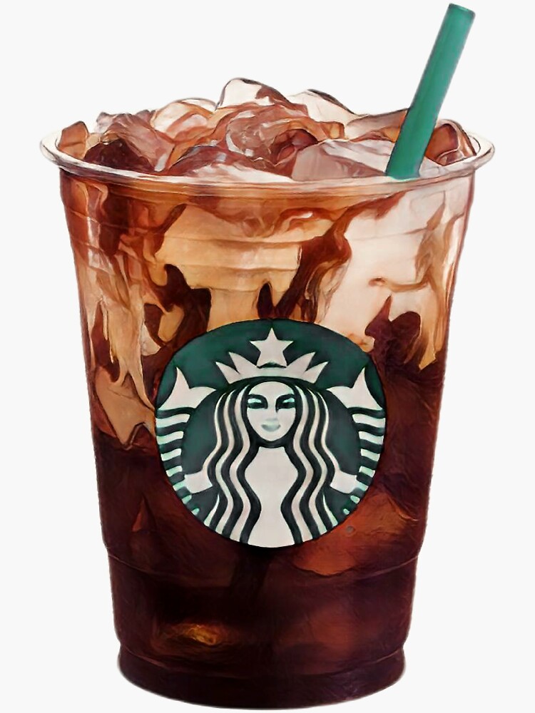 Starbucks Drink HD High Gloss Vinyl Stickers 3 pack