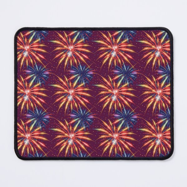 Item preview, Fireworks on Burgundy Background designed and sold by Aaron2610.