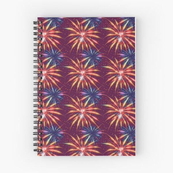 Item preview, Fireworks on Burgundy Background designed and sold by Aaron2610.