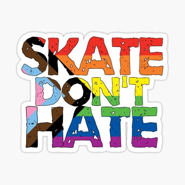 Artikel-Vorschau von Skate hasse nicht, designt und verkauft von Jet's Sticker Shop.