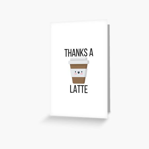 Vista previa del artículo con la obra «Gracias un café con leche.», diseñado y vendido por Joe McDonald.