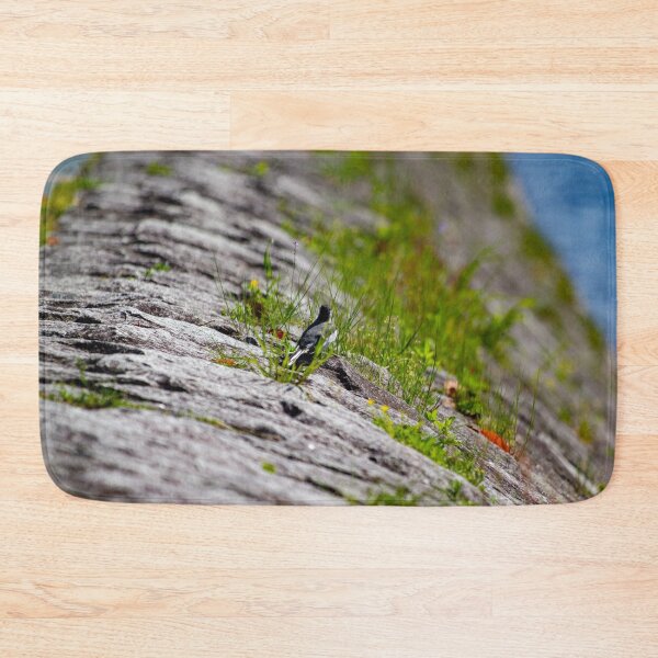Item preview, Bird among grass on a river bank designed and sold by Shizenkai.
