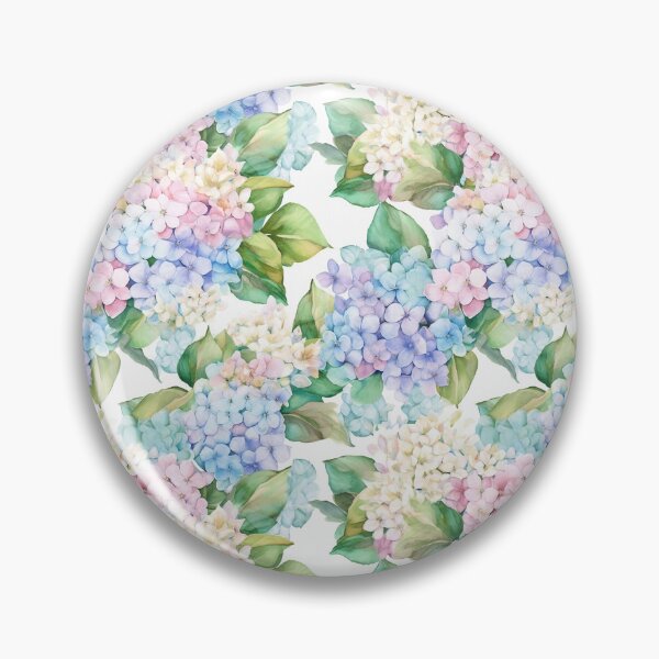 Item preview, Spring Sensation Hydrangeas Seamless Pattern designed and sold by LadyBlush.