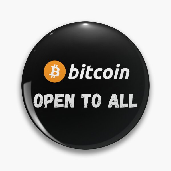 Item preview, Bitcoin - Open To All Design designed and sold by RektRepublic.