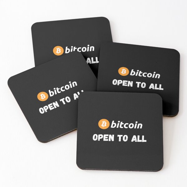 Item preview, Bitcoin - Open To All Design designed and sold by RektRepublic.