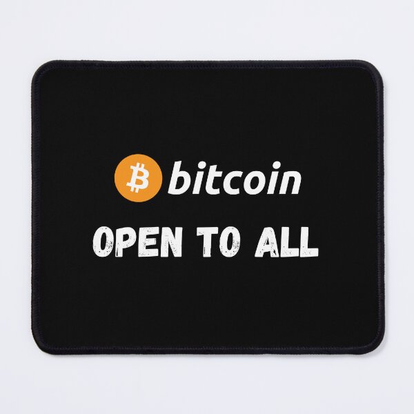 Item preview, Bitcoin - Open To All Design designed and sold by RektRepublic.
