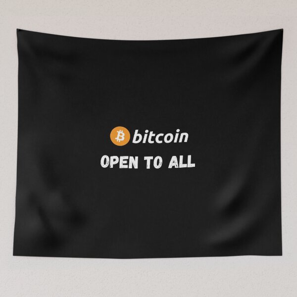 Item preview, Bitcoin - Open To All Design designed and sold by RektRepublic.