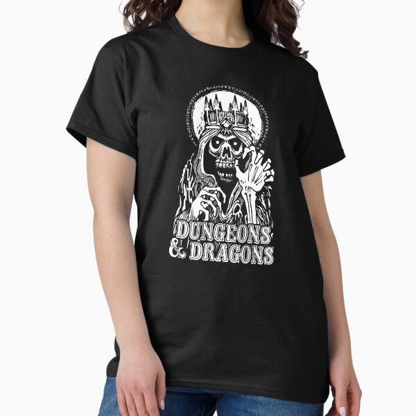 Item preview, Old School Lich (For Black Shirts) designed and sold by Lost In Shirts.