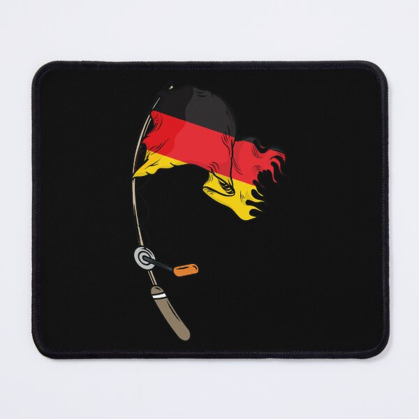 Item preview, Germany flag on a fishing rod  designed and sold by Donutlovers.