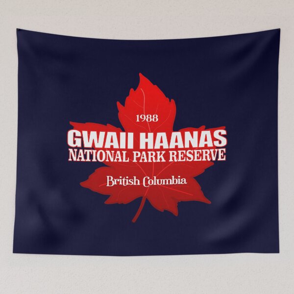 Item preview, Gwaii Hanaas NPR (maple leaf) designed and sold by curranmorgan.
