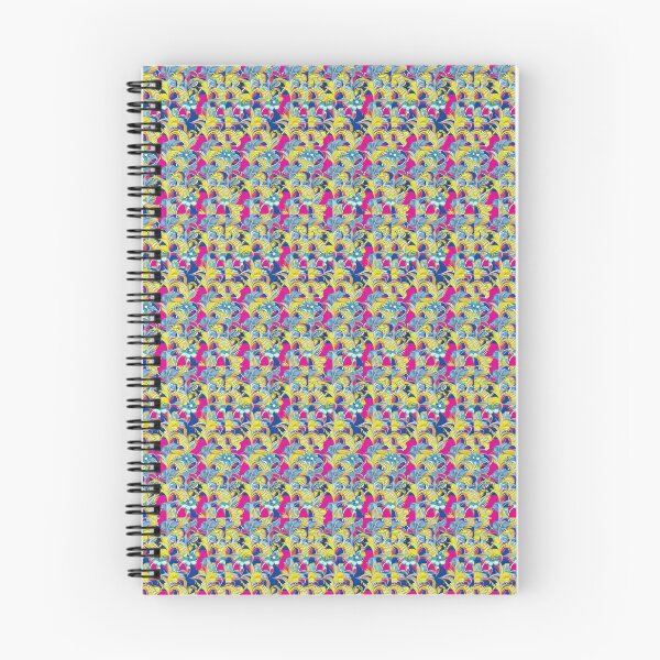 Item preview, Colorful flower and feather pattern artwork designed and sold by Earth Nature Creations.