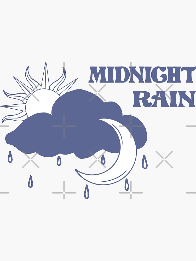 Midnight Rain Taylor Swift Sticker  Taylor Swift Vinyl Stickers –  handsomeprintsdesign
