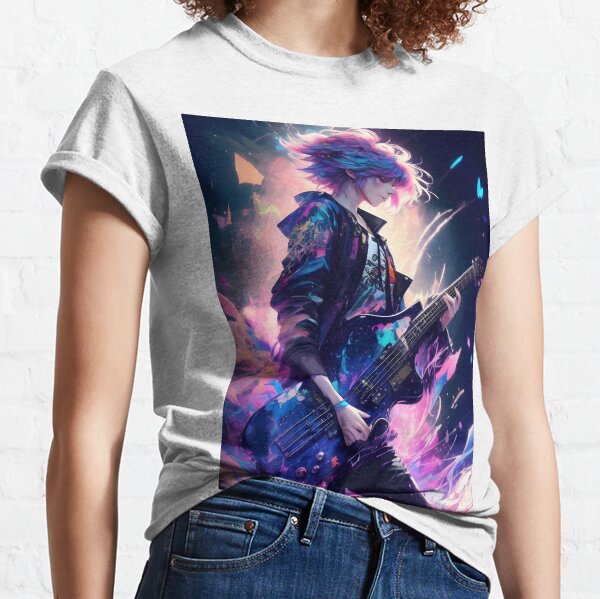 Musique Anime Fille T-shirt classique