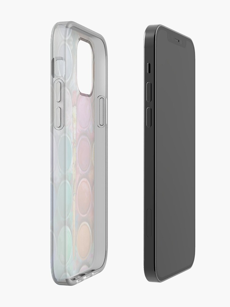 Alternate view of Watercolor Rainbow Flow Abstraction palette iPhone Case & Cover