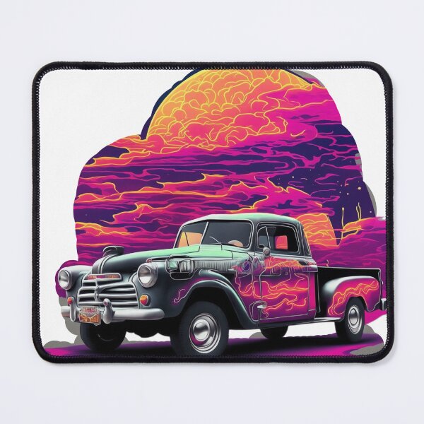 Item preview, Revving Up the Retro Vibes: Hyper-Detailed Action Shoot of an Old Pickup Truck designed and sold by RedArtG09.