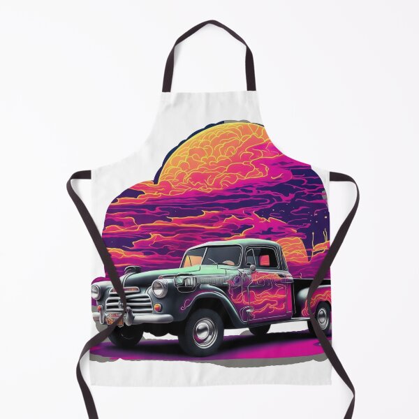 Item preview, Revving Up the Retro Vibes: Hyper-Detailed Action Shoot of an Old Pickup Truck designed and sold by RedArtG09.