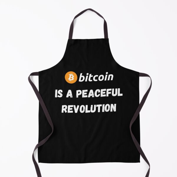 Item preview, Bitcoin Is A Peaceful Revolution Design designed and sold by RektRepublic.