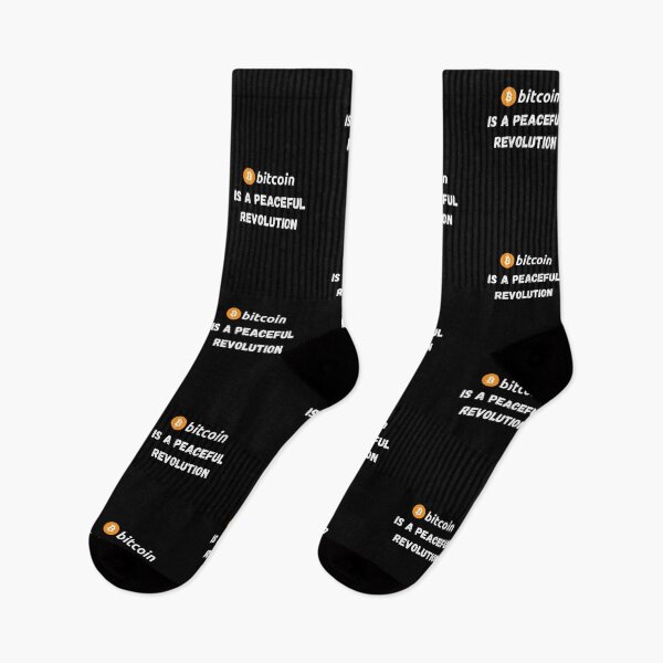 Item preview, Bitcoin Is A Peaceful Revolution Design designed and sold by RektRepublic.
